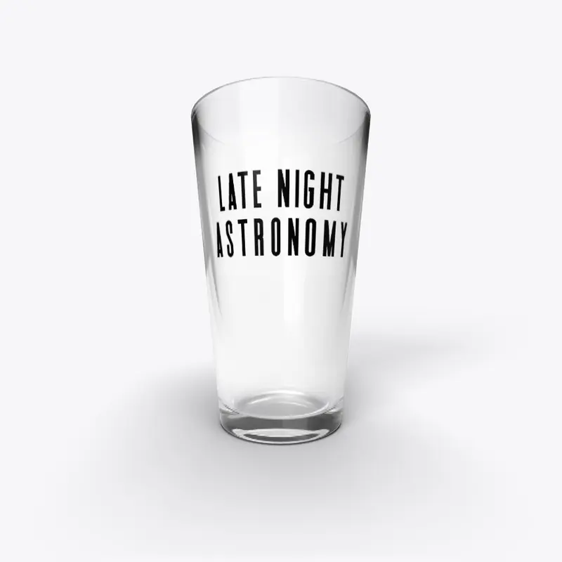 Late Night Astronomy Pint Glass